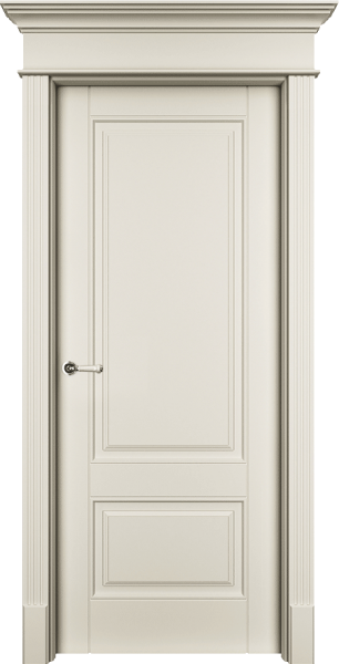 Фото товара Межкомнатная дверь эмаль Ofram Оксфорд 2 белая глухая