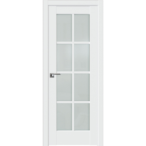 Межкомнатная дверь экошпон Profil Doors 101U аляска остеклённая
