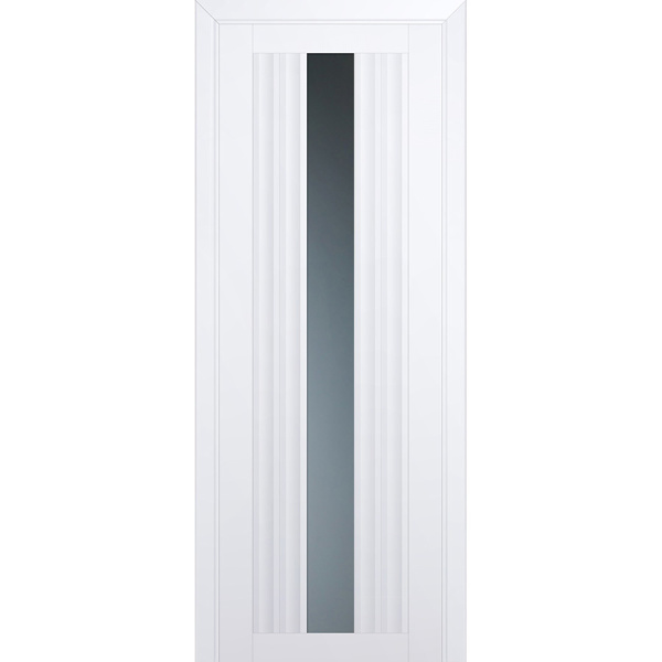 Межкомнатная дверь экошпон Profil Doors 53U аляска остеклённая
