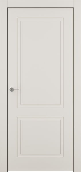 Фото товара Межкомнатная дверь эмаль Ofram Классика-2 белая, серая, глухая