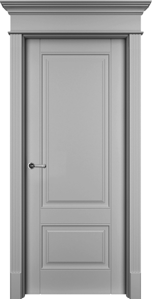 Фото товара Межкомнатная дверь эмаль Ofram Оксфорд 2 белая глухая