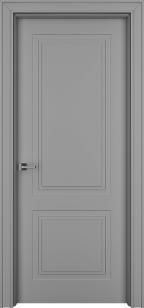 Фото товара Межкомнатная дверь эмаль Ofram Паспарту-2 белая глухая