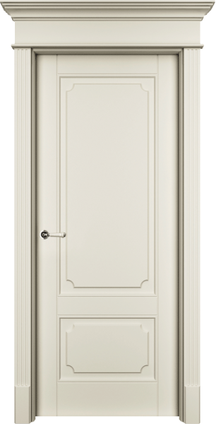 Фото товара Межкомнатная дверь Ofram Риан-2 белая эмаль, глухая