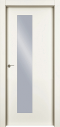 Межкомнатная дверь Ofram Модель 1001 эмаль остеклённая