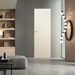 Скрытая дверь Profil Doors серия Invisible 1E, алюминиевая кромка, внешнее открывание