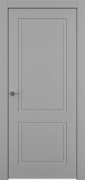 Межкомнатная дверь эмаль Ofram Классика-2 белая, серая, глухая