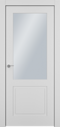 Межкомнатная дверь эмаль Ofram Классика-2 белая остеклённая