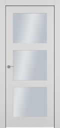Фото товара Межкомнатная дверь эмаль Ofram Классика 33 остеклённая