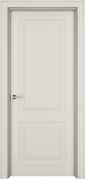 Фото товара Межкомнатная дверь эмаль Ofram Паспарту-2 белая глухая